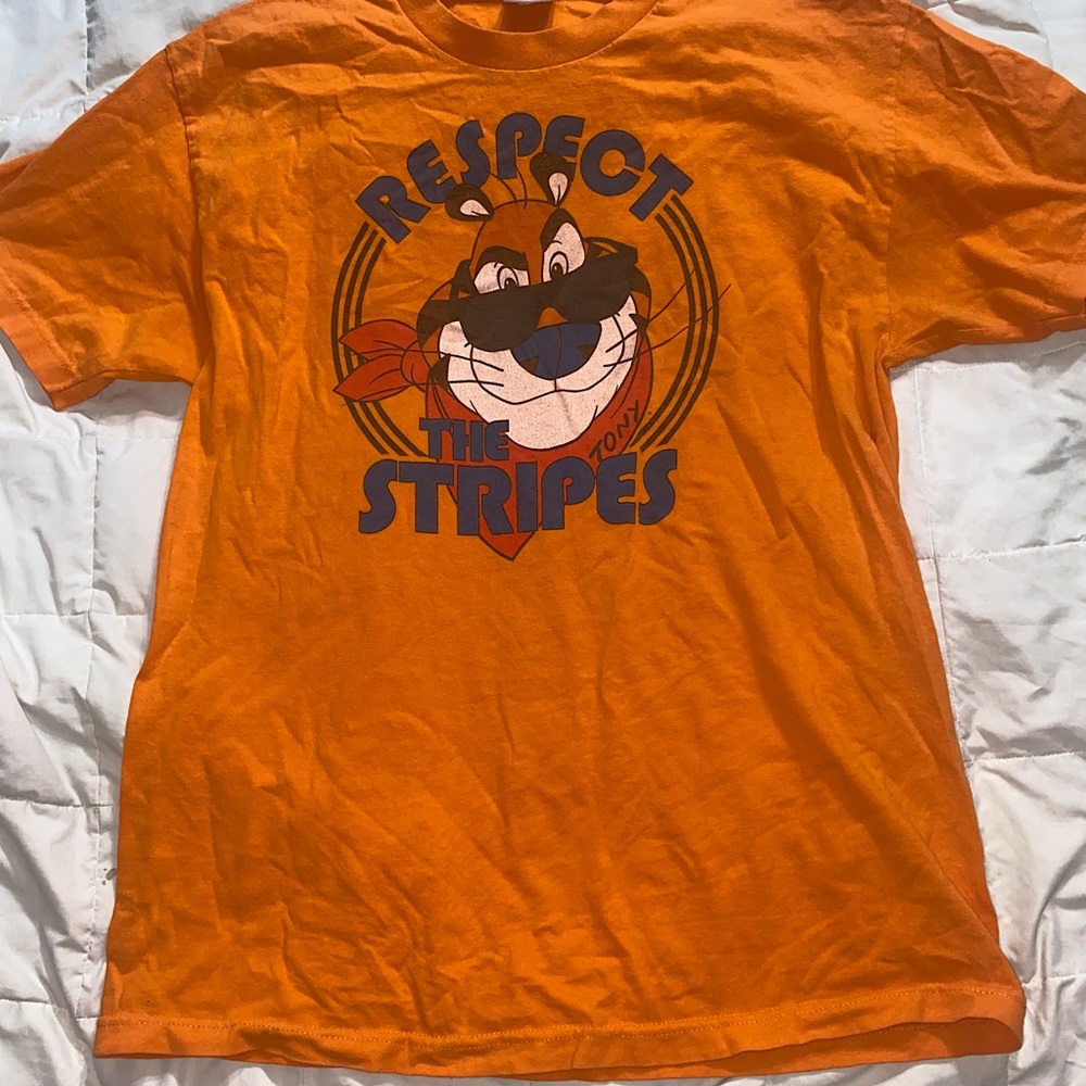 Vintage respect the stripes Kellogg shirt